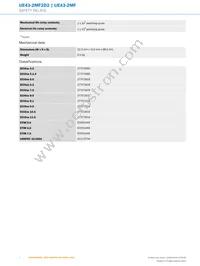 UE43-2MF2D2 Datasheet Page 4