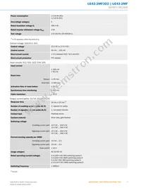 UE43-2MF3D2 Datasheet Page 3