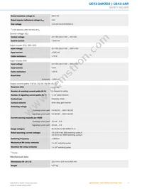 UE43-3AR3D2 Datasheet Page 3