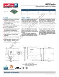 UEI25-033-D48P-C Datasheet Cover
