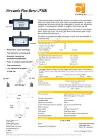 UF25B100 Datasheet Cover