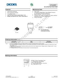 UF5A400D1 Datasheet Cover