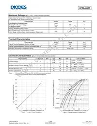 UF5A400D1 Datasheet Page 2