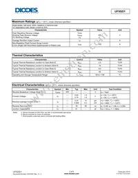 UF5GD1-13 Datasheet Page 2