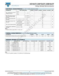 UG18DCT-5410HE3/45 Datasheet Page 2