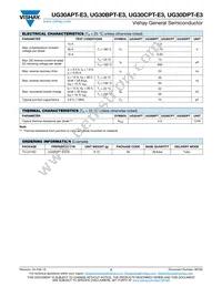 UG30CPT-E3/45 Datasheet Page 2