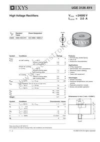 UGE3126AY4 Datasheet Cover