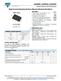 UH4PDC-M3/86A Datasheet Cover