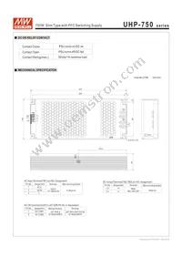UHP-750-24 Datasheet Page 4