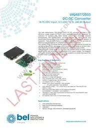 UIQ48T72033-NDA0G Datasheet Cover
