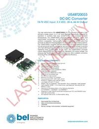 UIS48T20033 Datasheet Cover