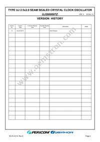 UJ2600007Z Datasheet Page 2