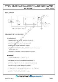 UJ2600007Z Datasheet Page 4