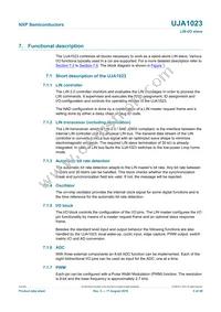 UJA1023T/2R04 Datasheet Page 5