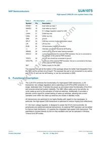 UJA1075TW/3V3/WD:1 Datasheet Page 6