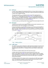 UJA1076ATW/5V0/WD Datasheet Page 17