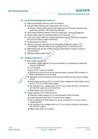 UJA1076TW/3V3/WD:1 Datasheet Page 3