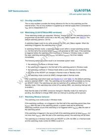 UJA1079ATW/5V0/WD Datasheet Page 16