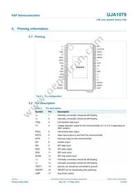 UJA1079TW/3V3/WD Datasheet Page 5