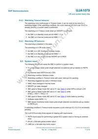 UJA1079TW/3V3/WD Datasheet Page 17