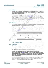 UJA1079TW/3V3/WD Datasheet Page 18