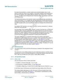 UJA1079TW/3V3/WD Datasheet Page 21