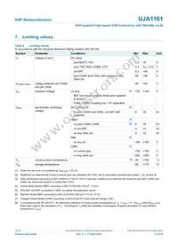 UJA1161T Datasheet Page 12