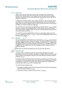 UJA1162T Datasheet Page 7