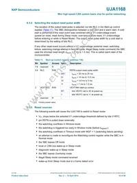 UJA1168TK/VX/FDJ Datasheet Page 16