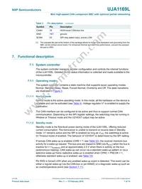 UJA1169LTK/X/FZ Datasheet Page 7