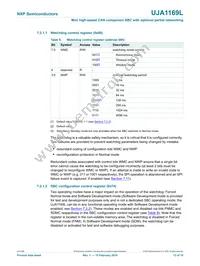 UJA1169LTK/X/FZ Datasheet Page 13