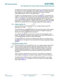 UJA1169LTK/X/FZ Datasheet Page 19