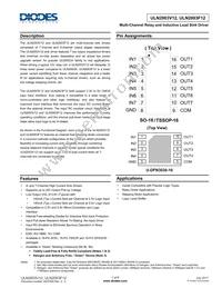 ULN2003V12S16-13 Datasheet Cover