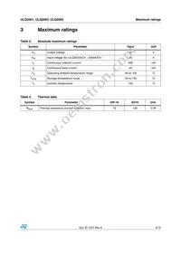 ULQ2001D1013TR Datasheet Page 5