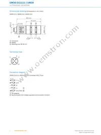 UM30-211111 Datasheet Page 4