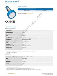 UM30-215118 Datasheet Page 2