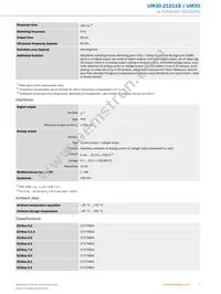 UM30-215118 Datasheet Page 3