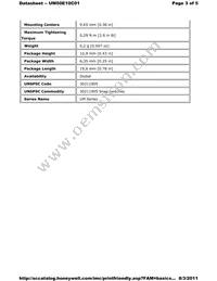 UM50E10C01 Datasheet Page 3