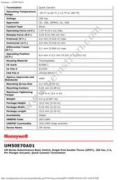 UM50E70A01 Datasheet Page 2