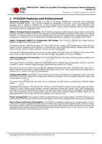 UMFT4222EV-B Datasheet Page 7