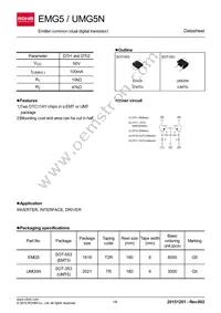 UMG5NTR Datasheet Cover