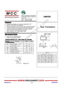 UMH2N-TP Datasheet Cover