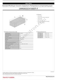 UMK063CH100DT-F Cover