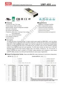 UMP-400-24 Datasheet Cover