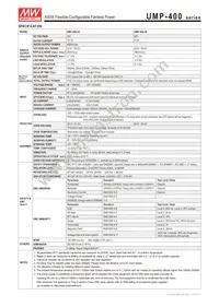 UMP-400-24 Datasheet Page 2