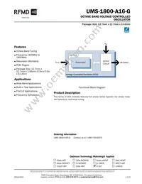 UMS-1800-A16-G Datasheet Cover