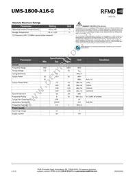 UMS-1800-A16-G Datasheet Page 2