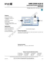 UMS-2000-A16-G Datasheet Cover