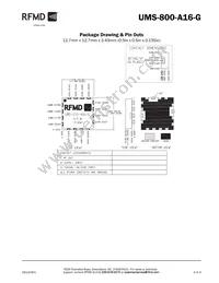 UMS-800-A16-G Datasheet Page 3