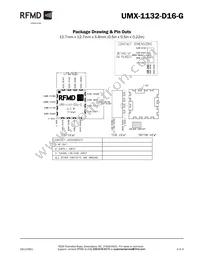 UMX-1132-D16-G Datasheet Page 3